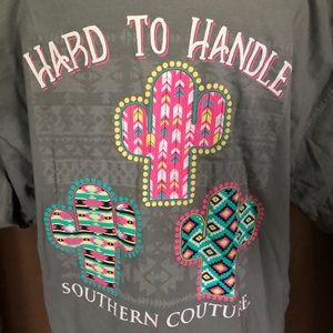 Southern Couture 🌵Hard to Handle🌵tee size large